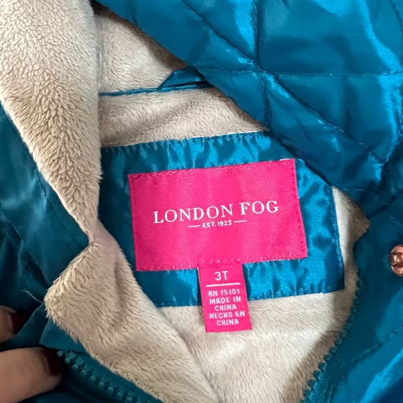 London Fog Teal Jacket - Picture 2 of 3